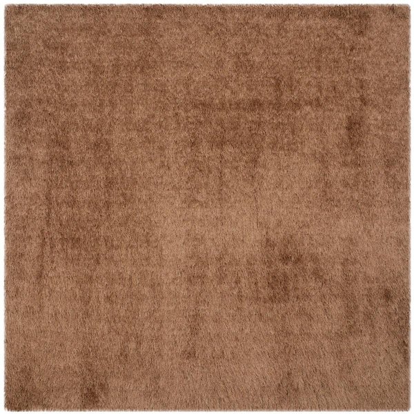 Safavieh Shag Hand Tufted Square Rug, Taupe - 6 x 6 ft. SG256T-6SQ